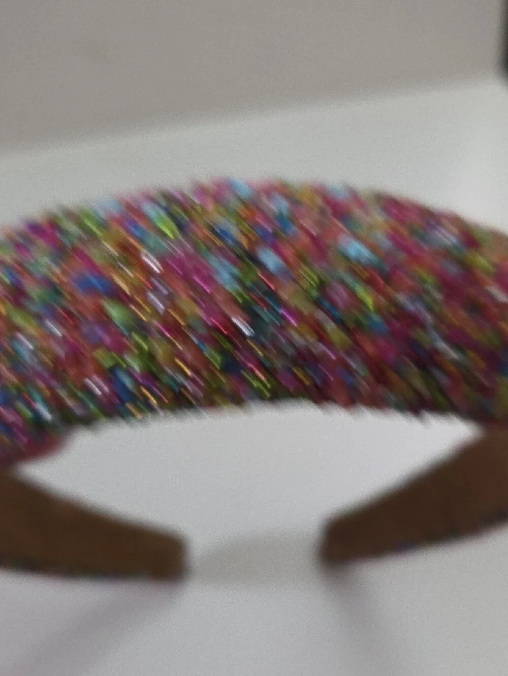 Multicolor Beaded Padded Headband